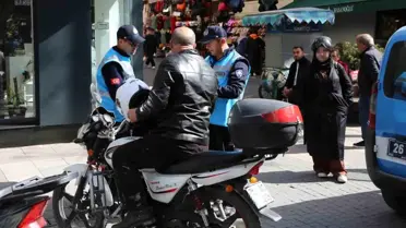 Eskişehir'de Yayalaştırılmış Yollara Geçişe Cezai İşlem Uygulandı