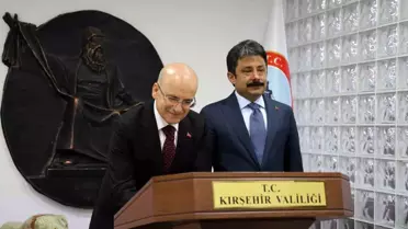 Bakan Şimşek Kırşehir'de İş Adamlarıyla Buluştu