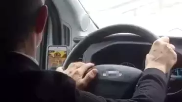Kırklareli'de Şoför Seyir Halinde Kumar Oynadı