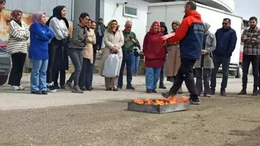 Tuşba'da Afet Eğitimi ve Tatbikat