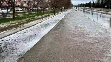 Besni'de 4 Mevsim Bir Arada Yaşandı