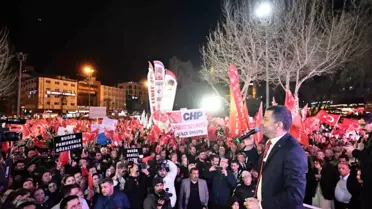 Denizli'de İmamoğlu'na Destek Mitingi Düzenlendi