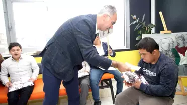 Eyyübiye Belediye Başkanı, Down Sendromu Farkındalık Günü'nde Özel Çocukları Ağırladı