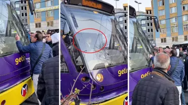 Kadın vatmanın zor anları! Önce hüngür hüngür ağladı, sonra perdeyi kapattı