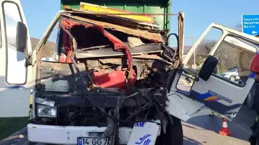 Zonguldak'ta Tır Kazası: Sürücü Sağ Kurtuldu