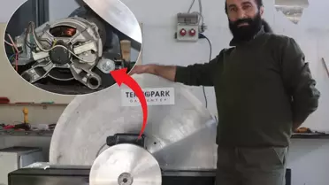 Çamaşır makinesi motorundan yapıldı! 900 TL'lik elektrik faturasını 120 TL'ye indirecek