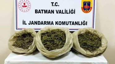 Batman'da Uyuşturucu Operasyonu: 21 Kilo Esrar Ele Geçirildi