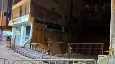 Giresun'da Yıkılma Tehlikesi Nedeniyle Bina Tahliye Edildi