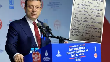 İmamoğlu'ndan cezaevinden el yazısıyla mesaj