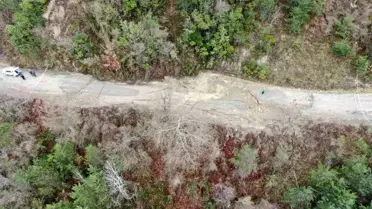 Çatalzeytin'de Heyelan Yol Çöktürdü