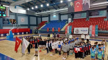 Düzce'de Küçükler Basketbol Müsabakaları