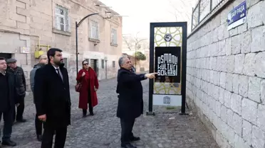 Talas'ta Türkçe Sokağı Projesi Hızla İlerliyor