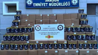 Samsun'da 6.500 Paket Kaçak Tütün Ele Geçirildi