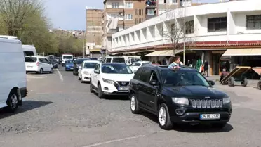 Diyarbakır'da Bayram Trafiği Yoğunlaştı