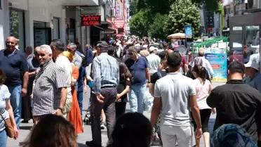 Erzincan'da Bayram Alışverişi Yoğunlaştı