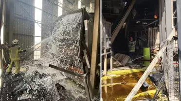 İzmir'de fabrikada patlama: 1 ölü, 4 yaralı