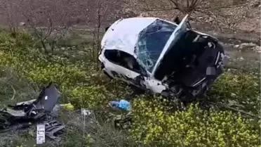Batman'da Otomobil Takla Attı, Sürücü Sağ Kurtuldu
