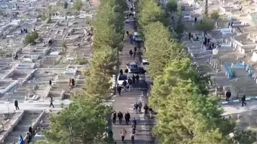 Yeşilhisar'da Mezarlık Ziyaretleri