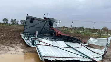 Aydın'da Fırtına Büyük Hasara Yol Açtı