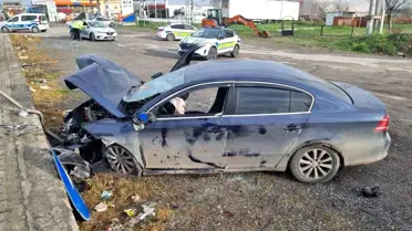 Bafra'da kaza: 2 yaralı