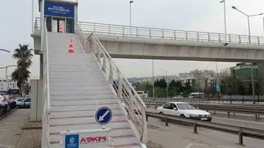 Kocaeli'de Üst Geçitlere Bakım ve Onarım Çalışmaları Başlatıldı