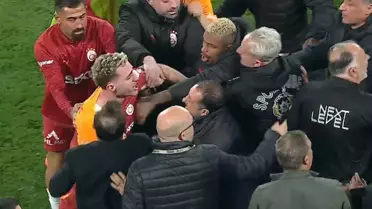 Fenerbahçe-Galatasaray mücadelesinde ortalık karıştı! Dev derbide 4 kırmızı kart çıktı