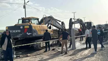 Ceylanpınar'da Göçük: 4 İşçi Mahsur