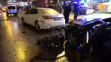 Polis Memuruna Kamyonet Çarptı