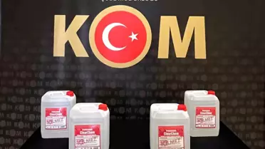 Bayburt'ta 20 Litre Kaçak Etil Alkol Ele Geçirildi