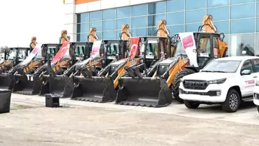 Sultanhisar Belediyesi'ne TBB'den Hibe İş Makinesi