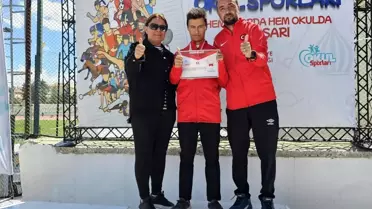 Özel Sporcu Muhammed Eren Uysal, Türkiye Şampiyonu Oldu
