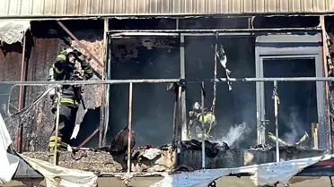 Çayırova'da İş Yerinde Yangın