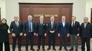 TÜBAF'tan AK Partili Elitaş'a ziyaret