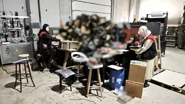Lüleburgaz'da Yasadışı Enerji İçeceği Baskını