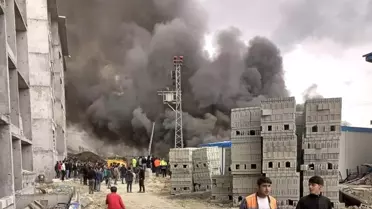 Malatya'da Konteynerde Yangın