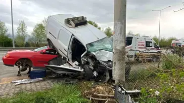 Kocaeli'de Alkollü Sürücü Kaza Yaptı