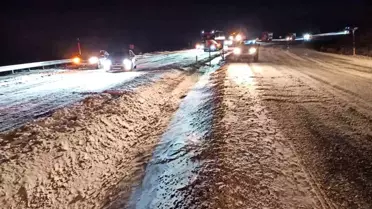 Sivas'ta Kar ve Soğuk Ulaşımı Aksattı