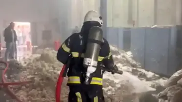 Kahramanmaraş'ta Fabrika Yangını