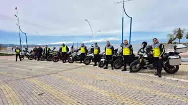 Zorlu Yolculuk: Motosiklet Grubu Manavgat'a Ulaştı