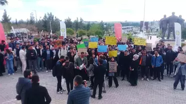Harran Üniversitesi'nde Öğrenci Eylemi