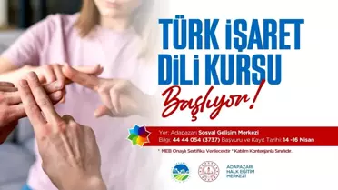 Sakarya'da Türk İşaret Dili Kursu Düzenleniyor