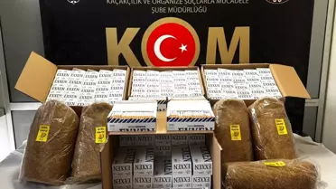 Kütahya'da Kaçak Tütün Operasyonu
