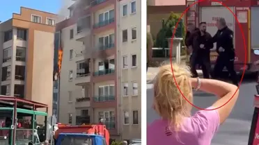 Eşiyle tartışıp evini kundakladı, yangını izlerken yakalandı