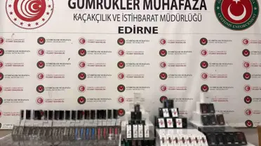 Edirne'de Kaçakçılık Operasyonu