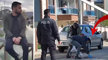 Sokak ortasında eşini katleden şahıs, çocuğunun eşyalarını bahane etmiş