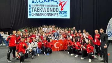 Türk Sporcular Avrupa Taekwondo Şampiyonası'nda 14 Madalya Kazandı