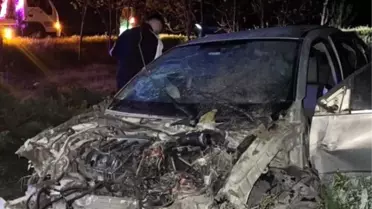Söğütlü'de Otomobil Tarlaya Uçtu: 4 Yaralı