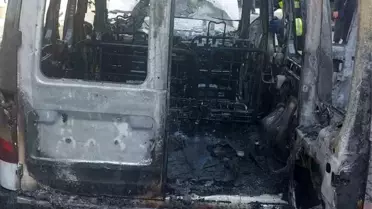 Süleymanpaşa'da Araç Yangını
