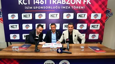 1461 Trabzon FK'ya KCT'den Sponsor Desteği