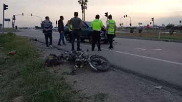 Adana'da Cip ile Motosiklet Çarpıştı: 2 Yaralı